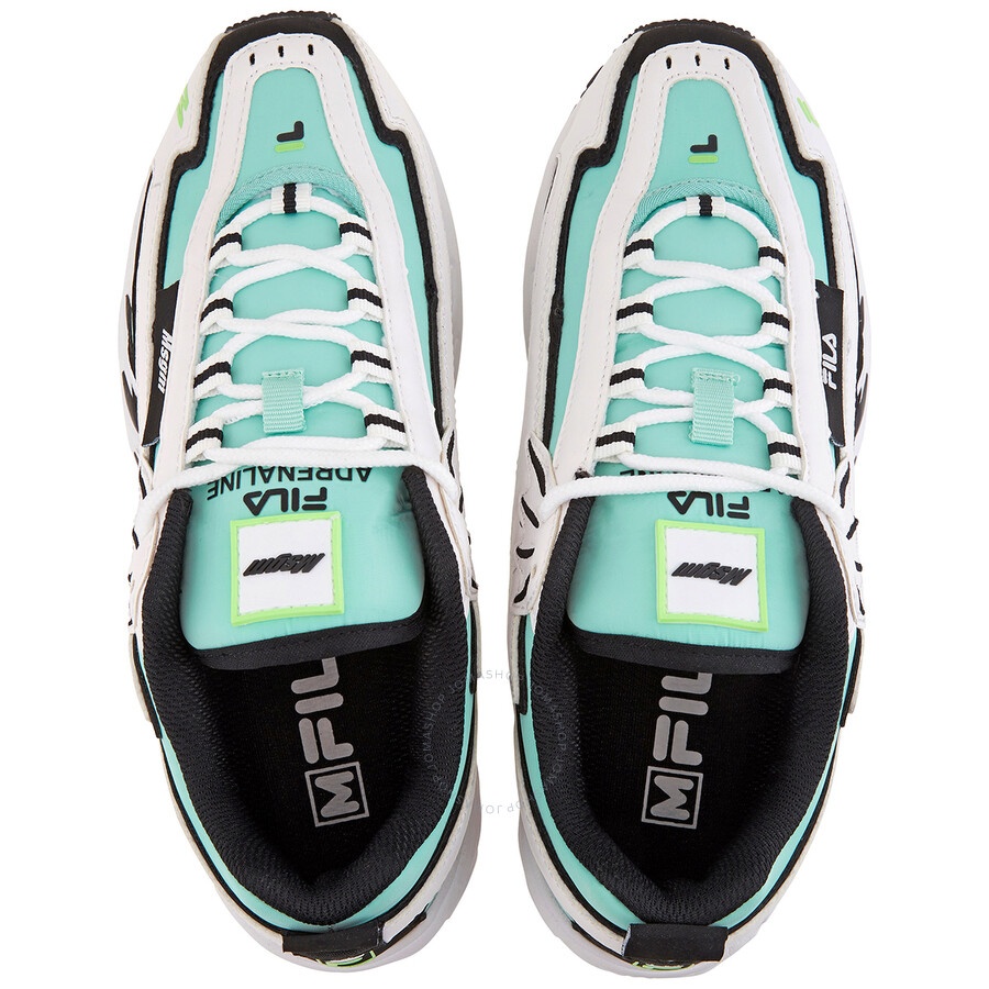 MSGM Men's X Fila Sneakers in Green - 3