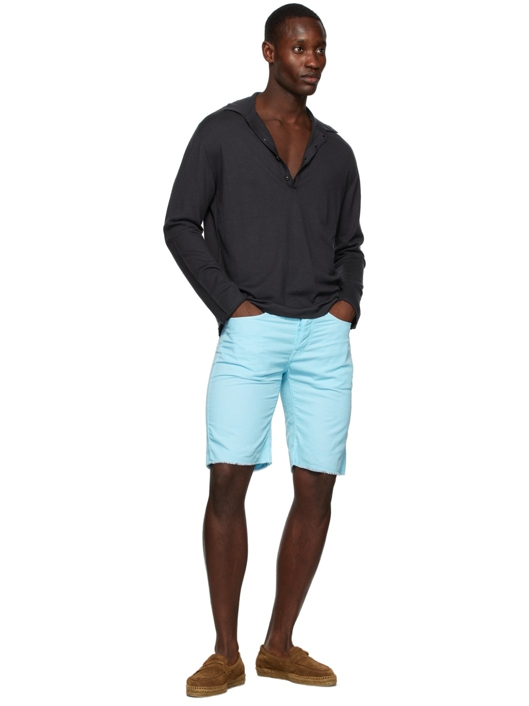 Blue Alunga Shorts - 4