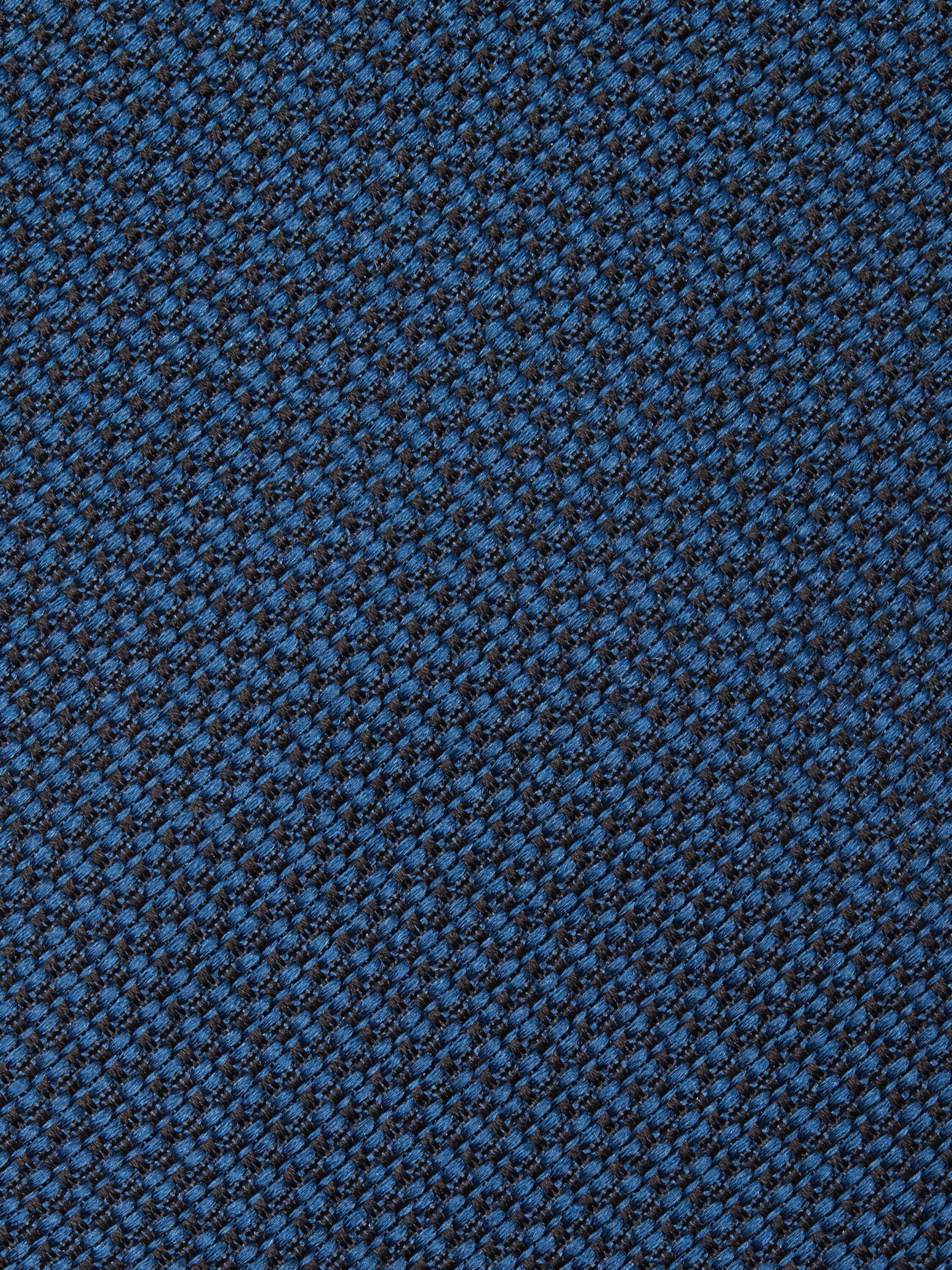 TEAL BLUE SILK TIE - 2