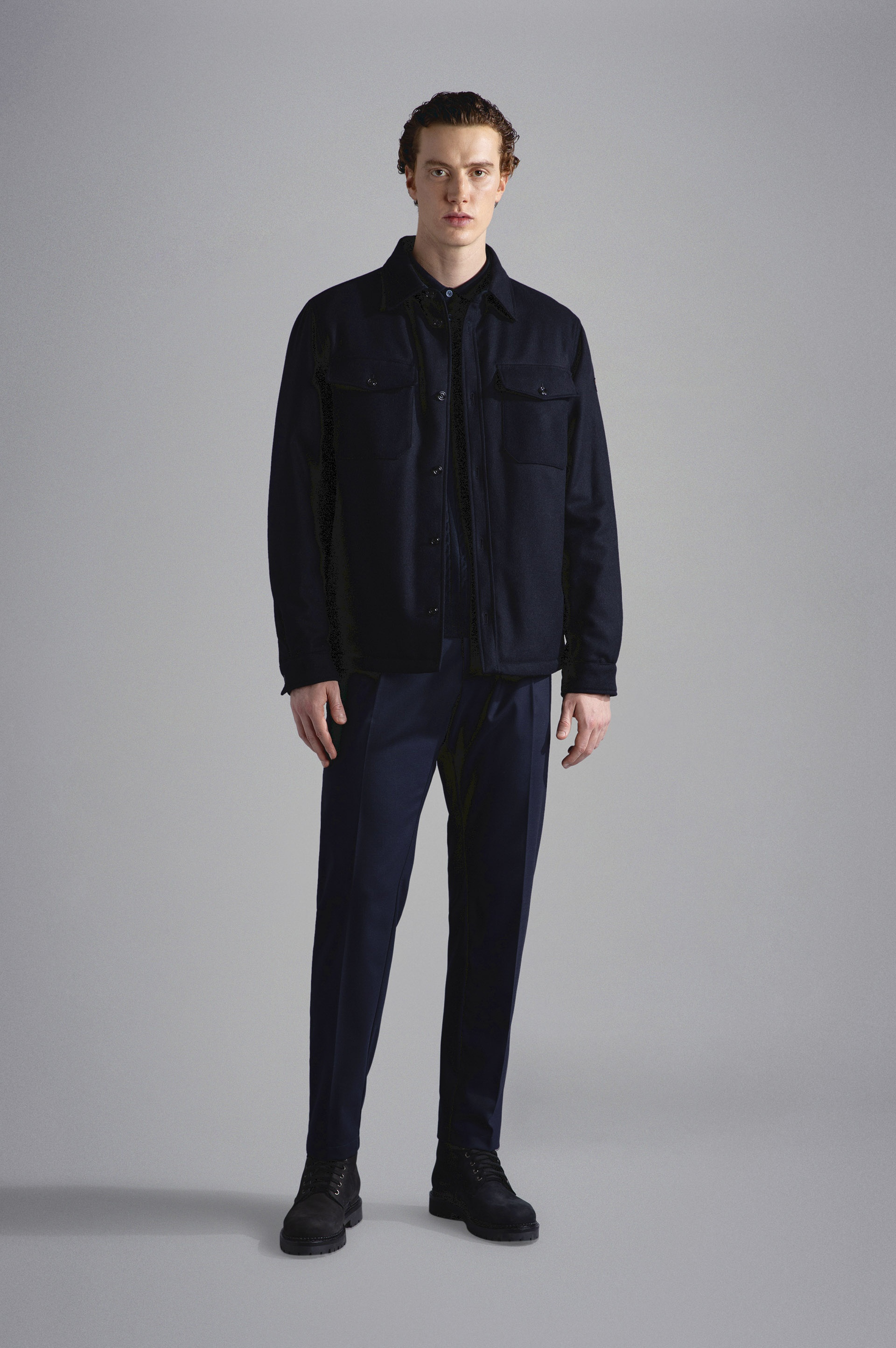 STRETCH WOOL POLO - 2