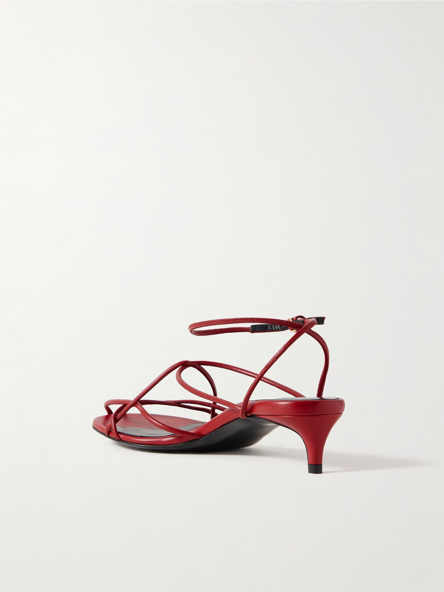 Loulou leather sandals Red - 3