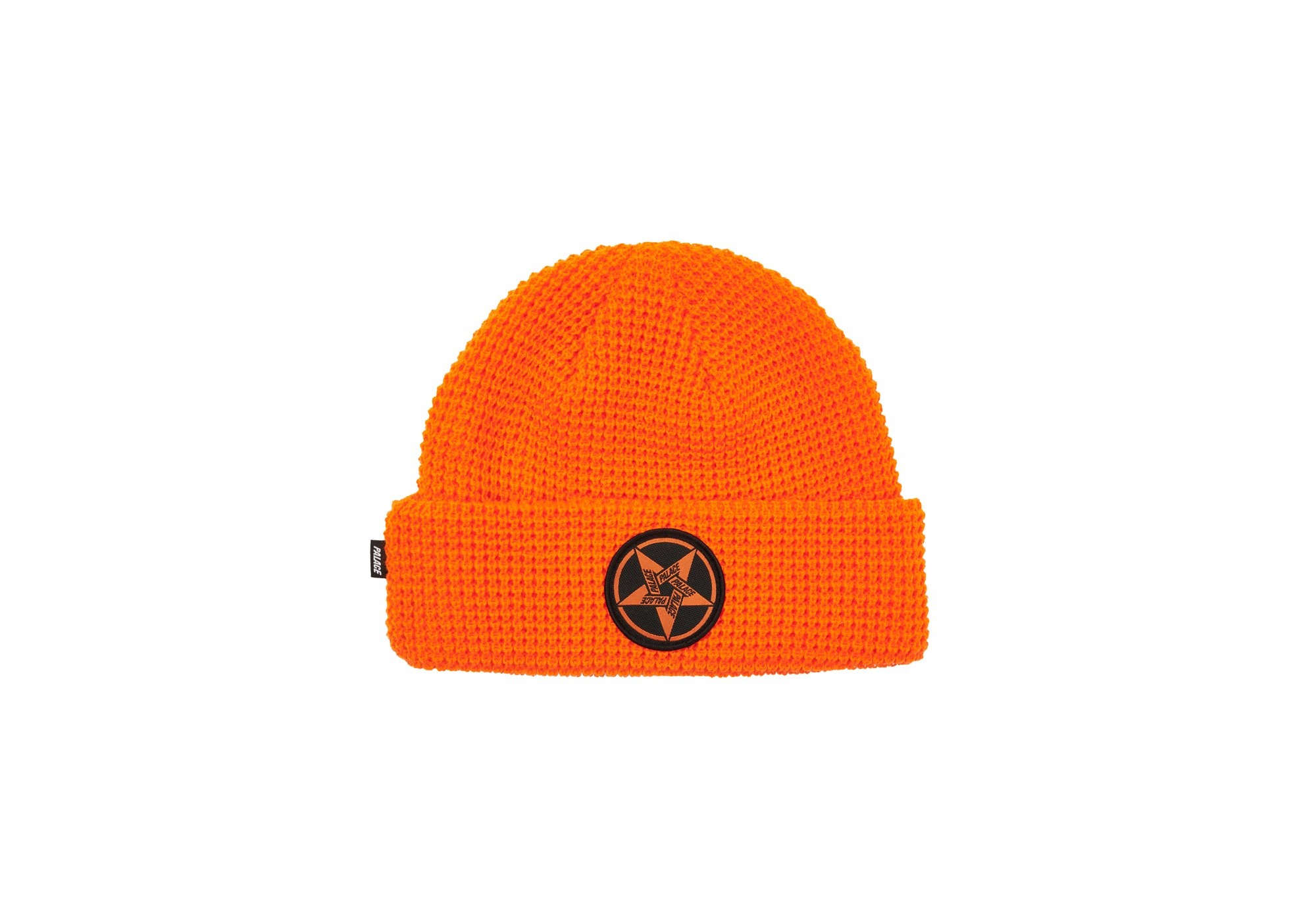 CALM IT MOSHER BEANIE BRIGHT ORANGE - 1