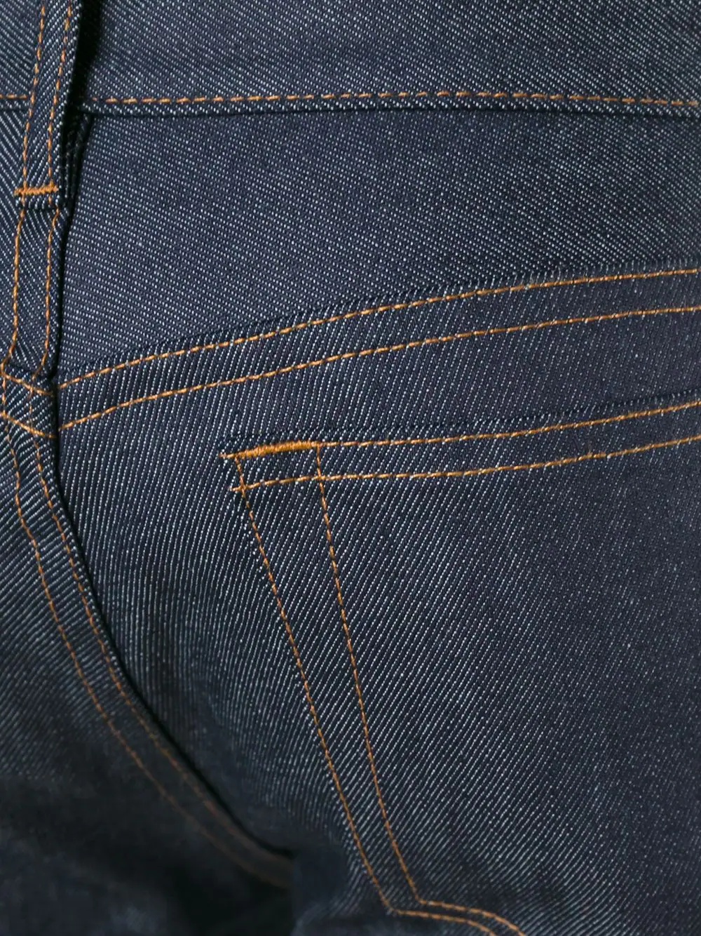 stitch detail slim-fit jeans - 6
