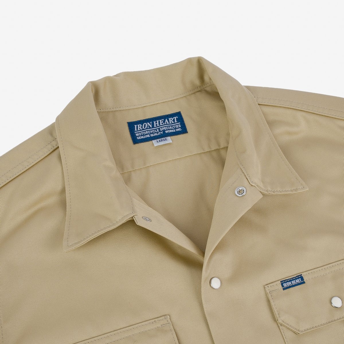 IHSH-383-BEI 9oz T/C Mechanic Shirt - Beige - 9