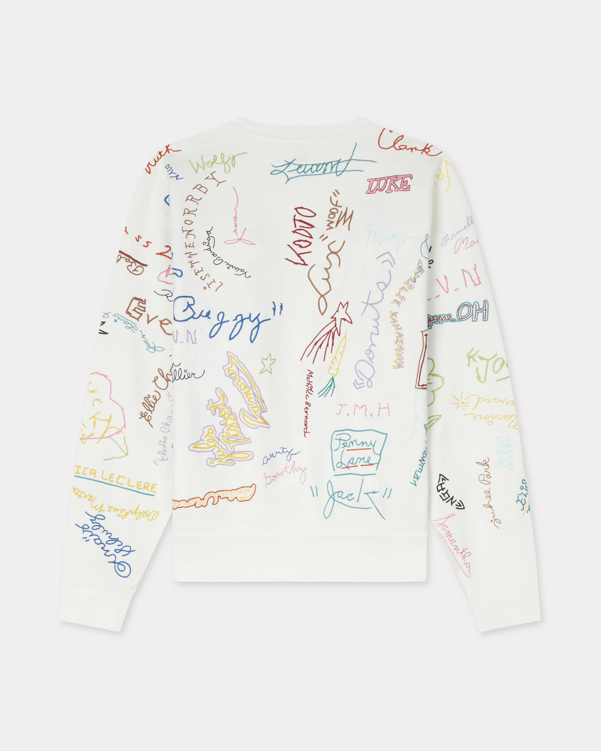 'Kenzo Graduation' embroidered sweatshirt in cotton - 2