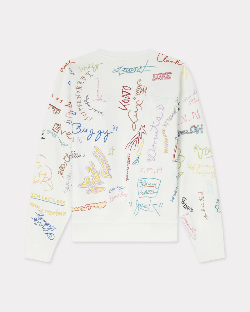 KENZO 'Kenzo Graduation' embroidered sweatshirt in cotton outlook