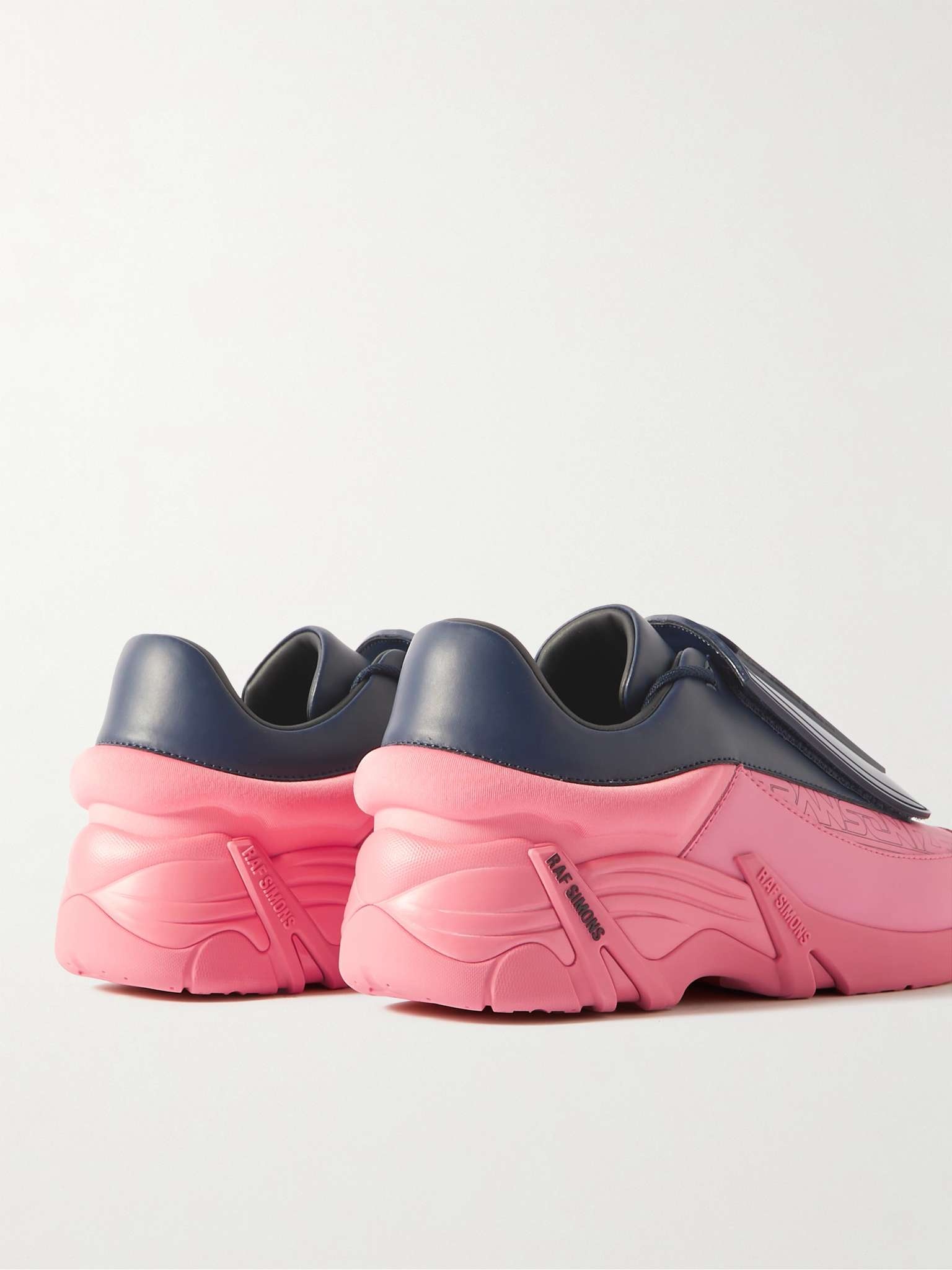 Antei Shell and PVC-Trimmed Leather Sneakers - 5
