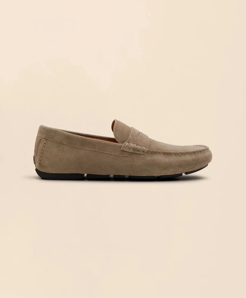 Jefferson Suede Driving Moccasins - 1