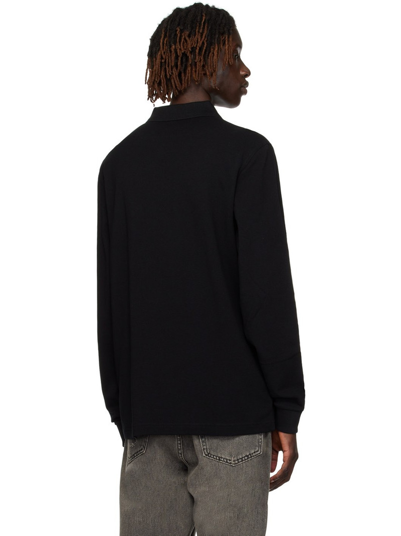 Black Embroidered Polo 3
