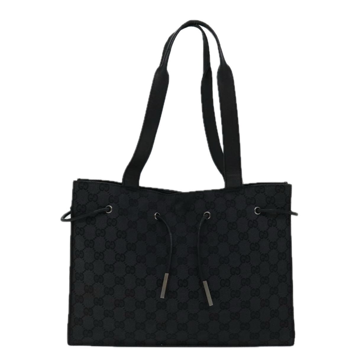 GUCCI GG Canvas Tote Bag Black 002 - 13
