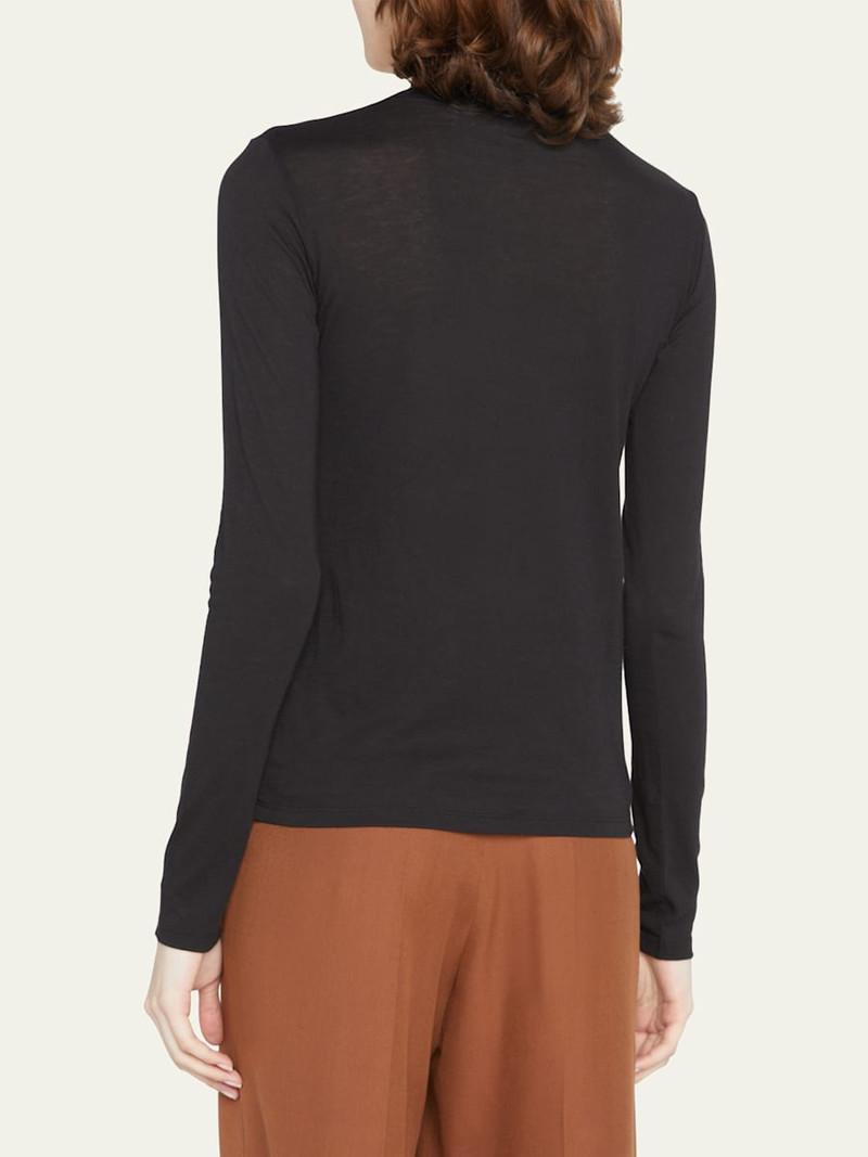 Vince Essential Long-Sleeve Crewneck Tee outlook