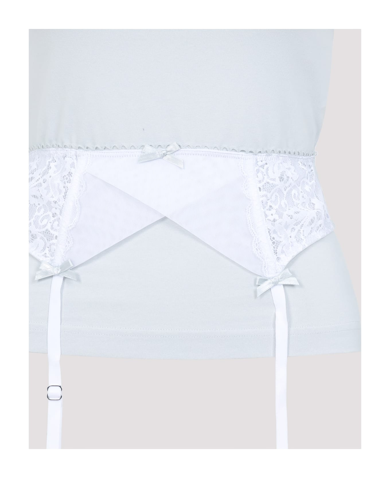 Chalk Stretch Cotton T-shirt - 5
