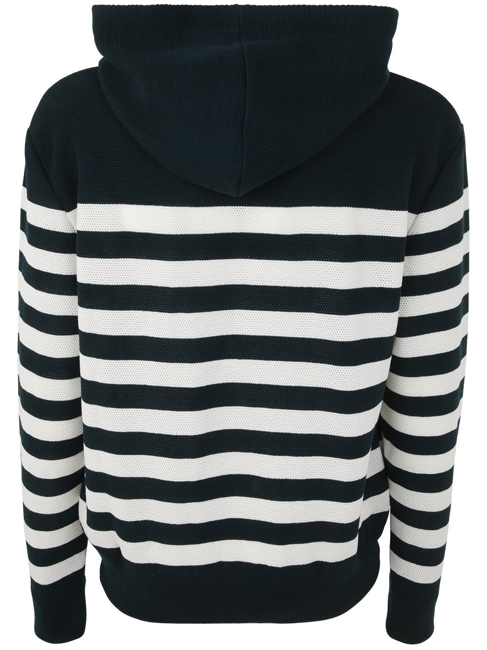 PB STRIPE WOOL HOODED SWEATER - 2