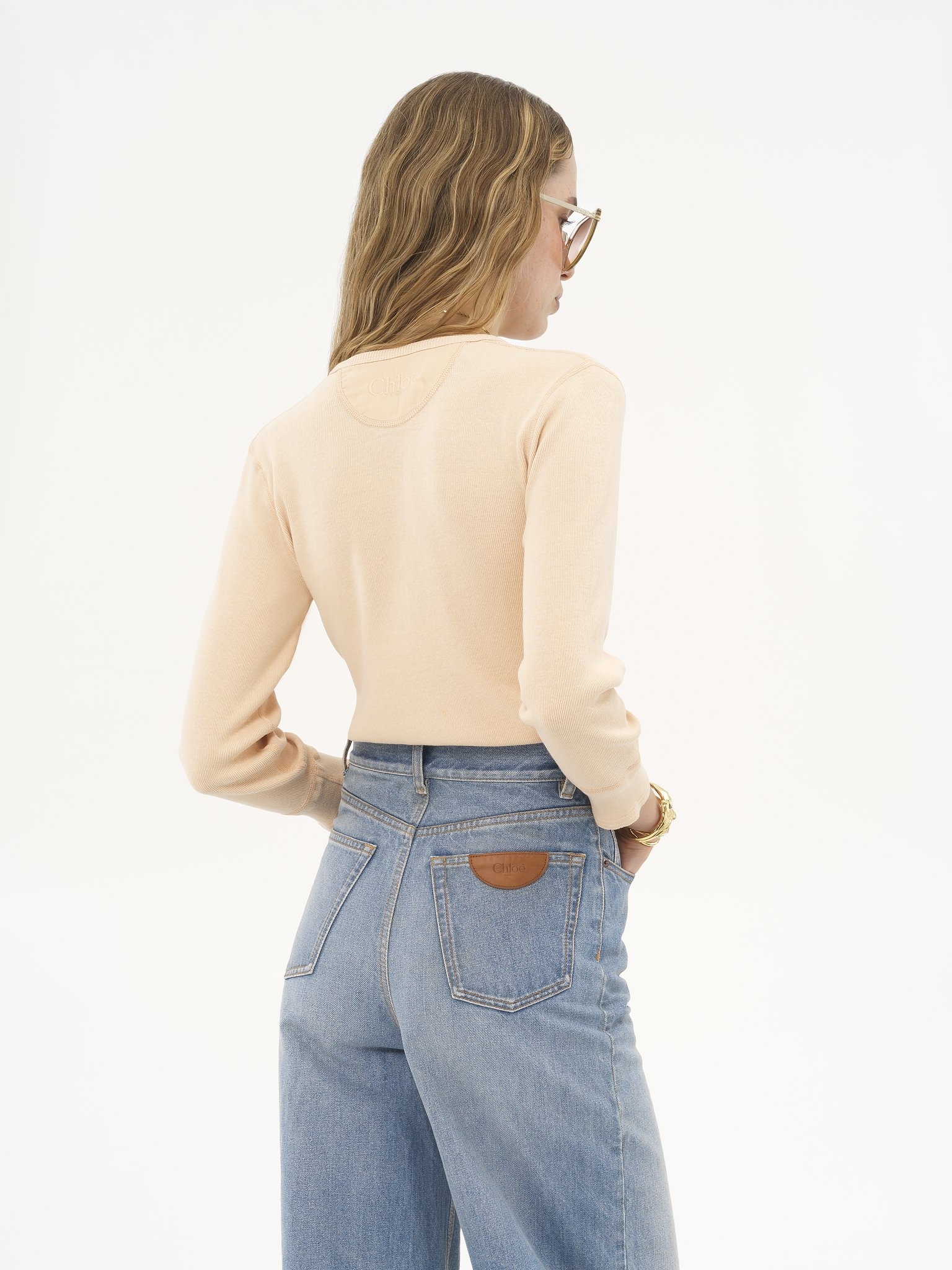 HENLEY SHIRT IN COTTON JERSEY - 5