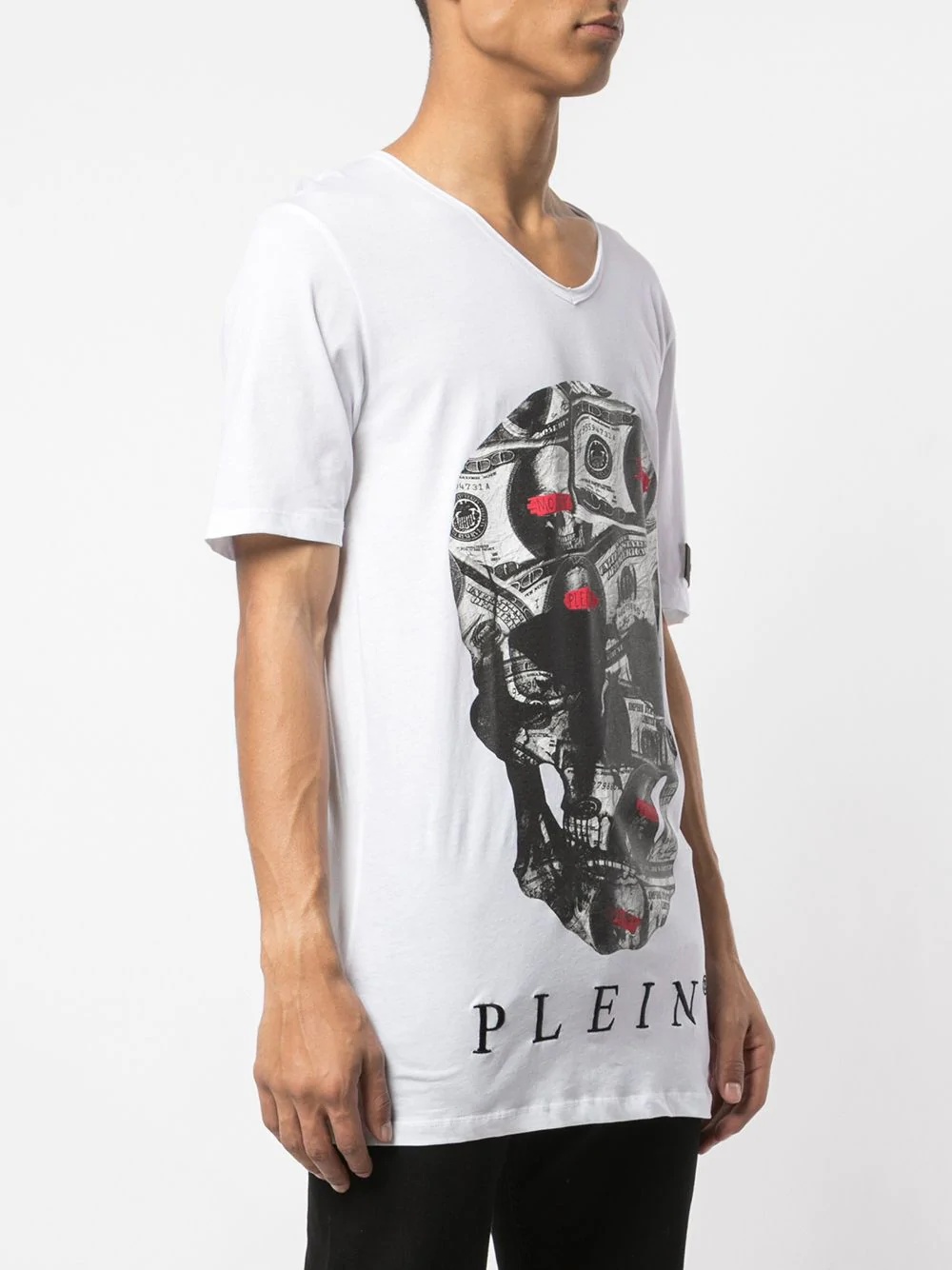 Dollar Bill Skull T-shirt - 3