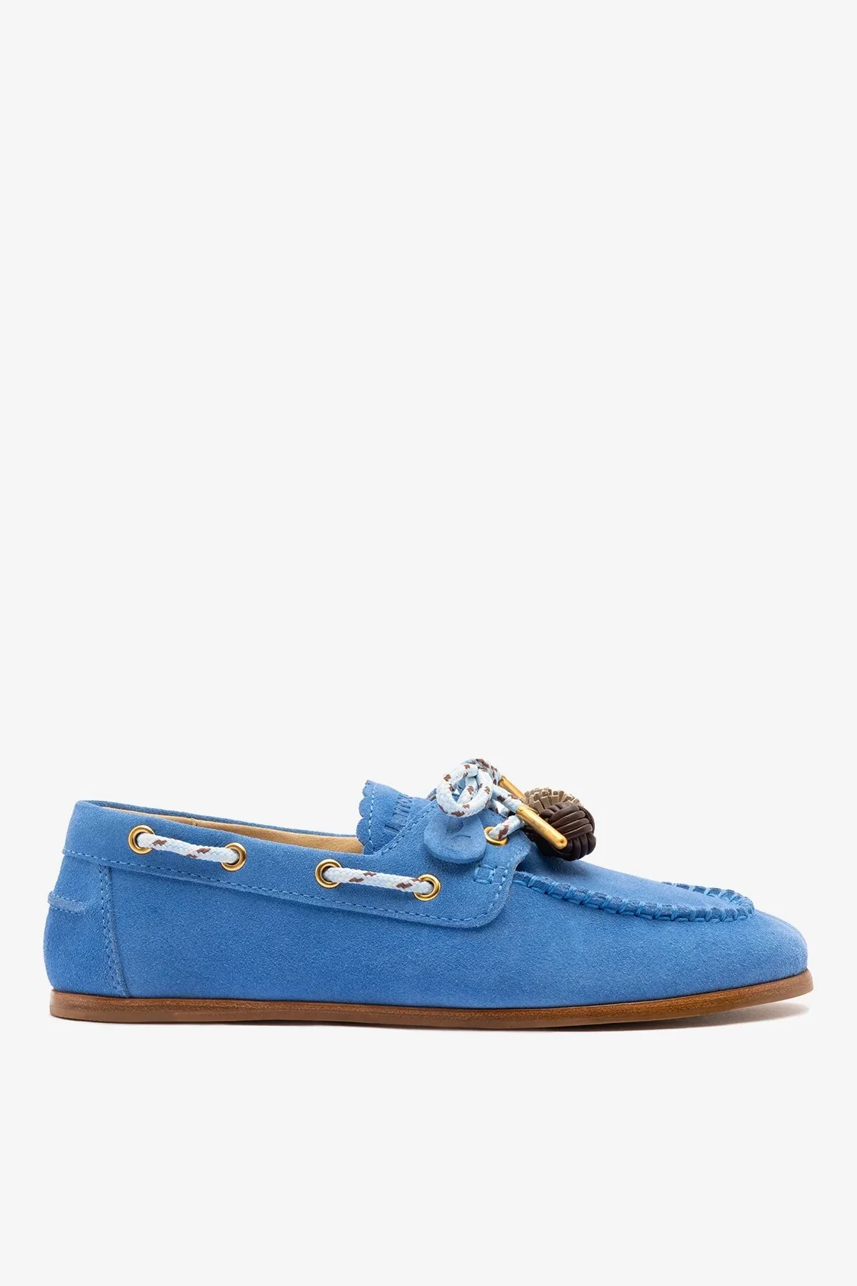 Cyprus Boat Shoe Dodger Blue Suede - 1