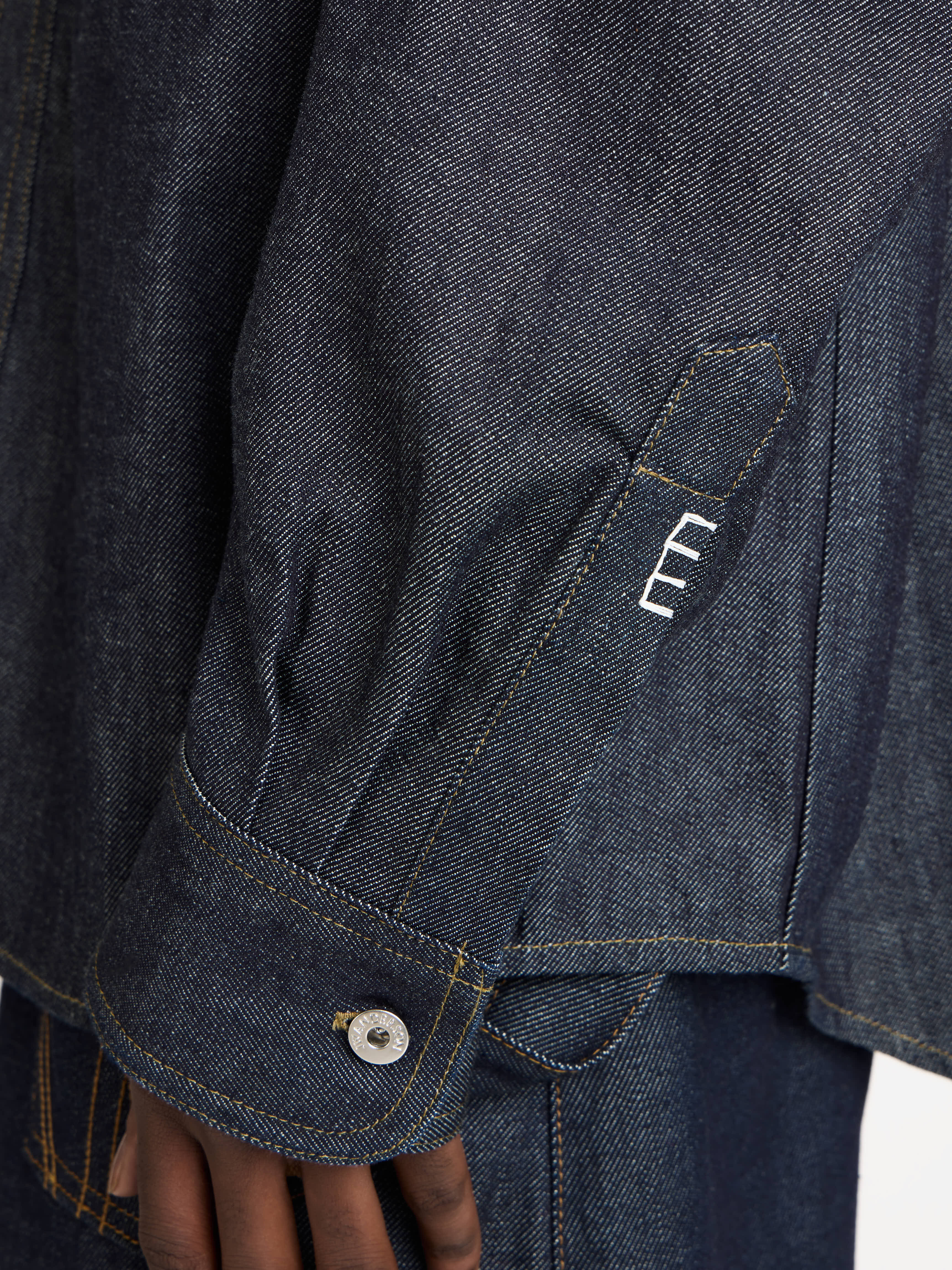 OVERSIZED DENIM SHIRT IN INDIGO - 6