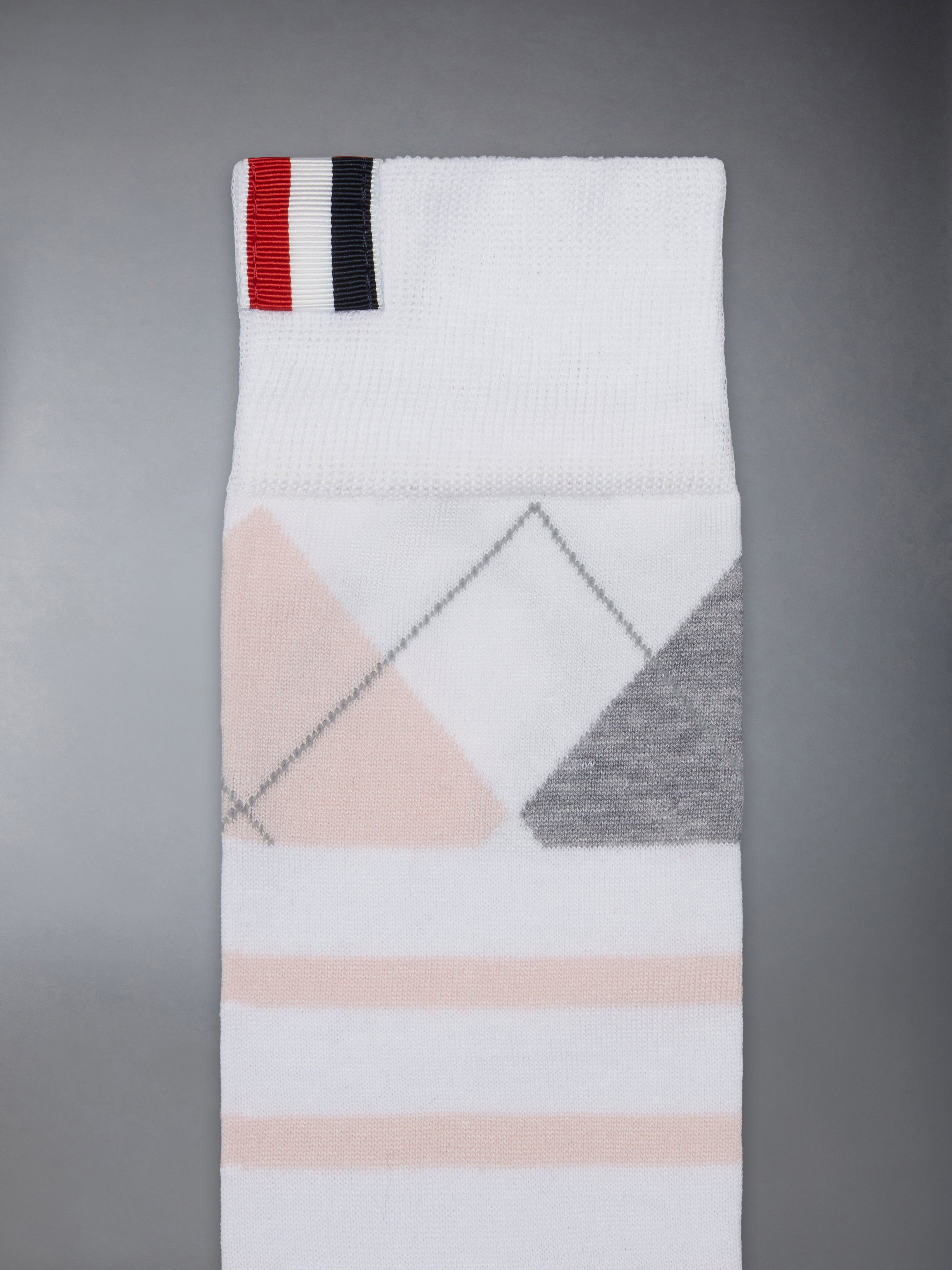 ARGYLE 4-BAR MID CALF SOCKS - 2