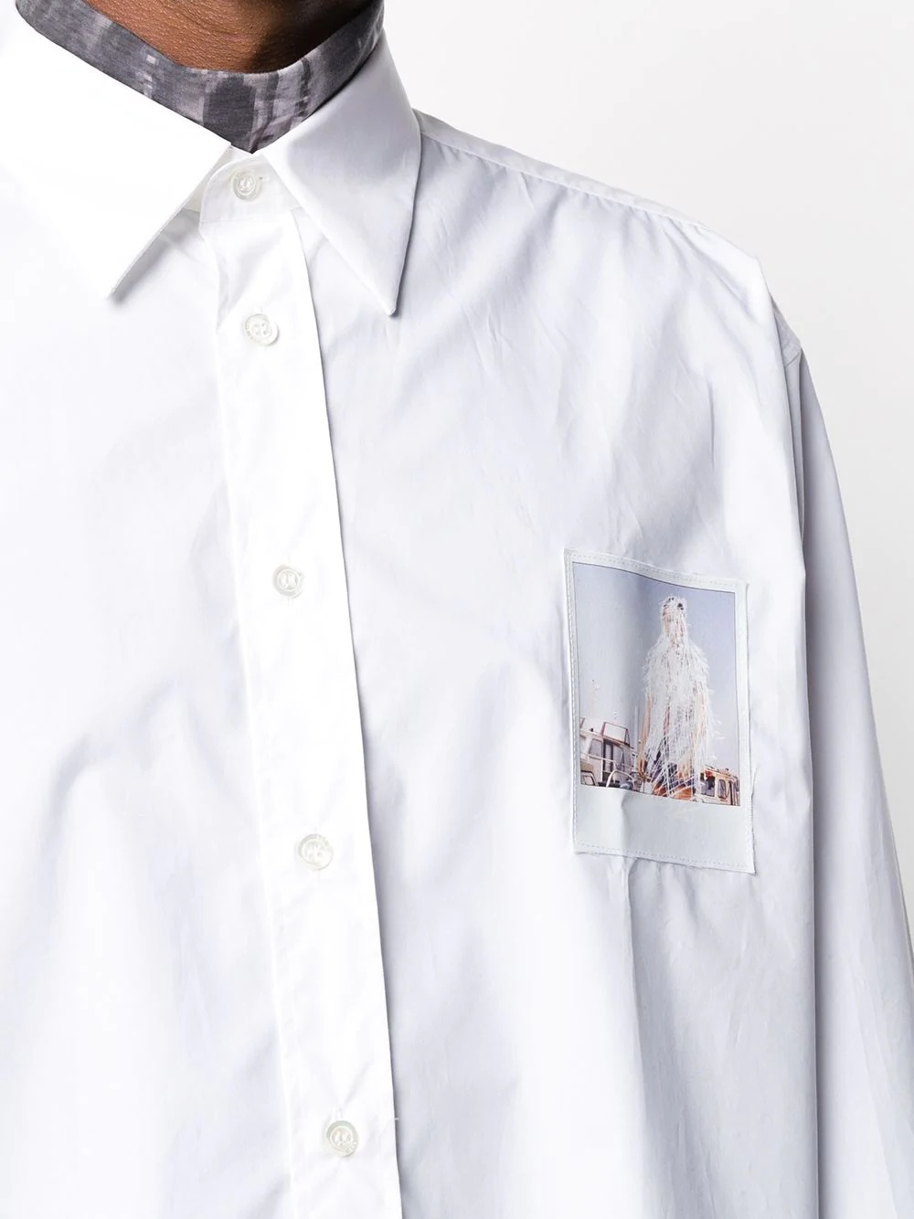 photograph-print shirt - 5