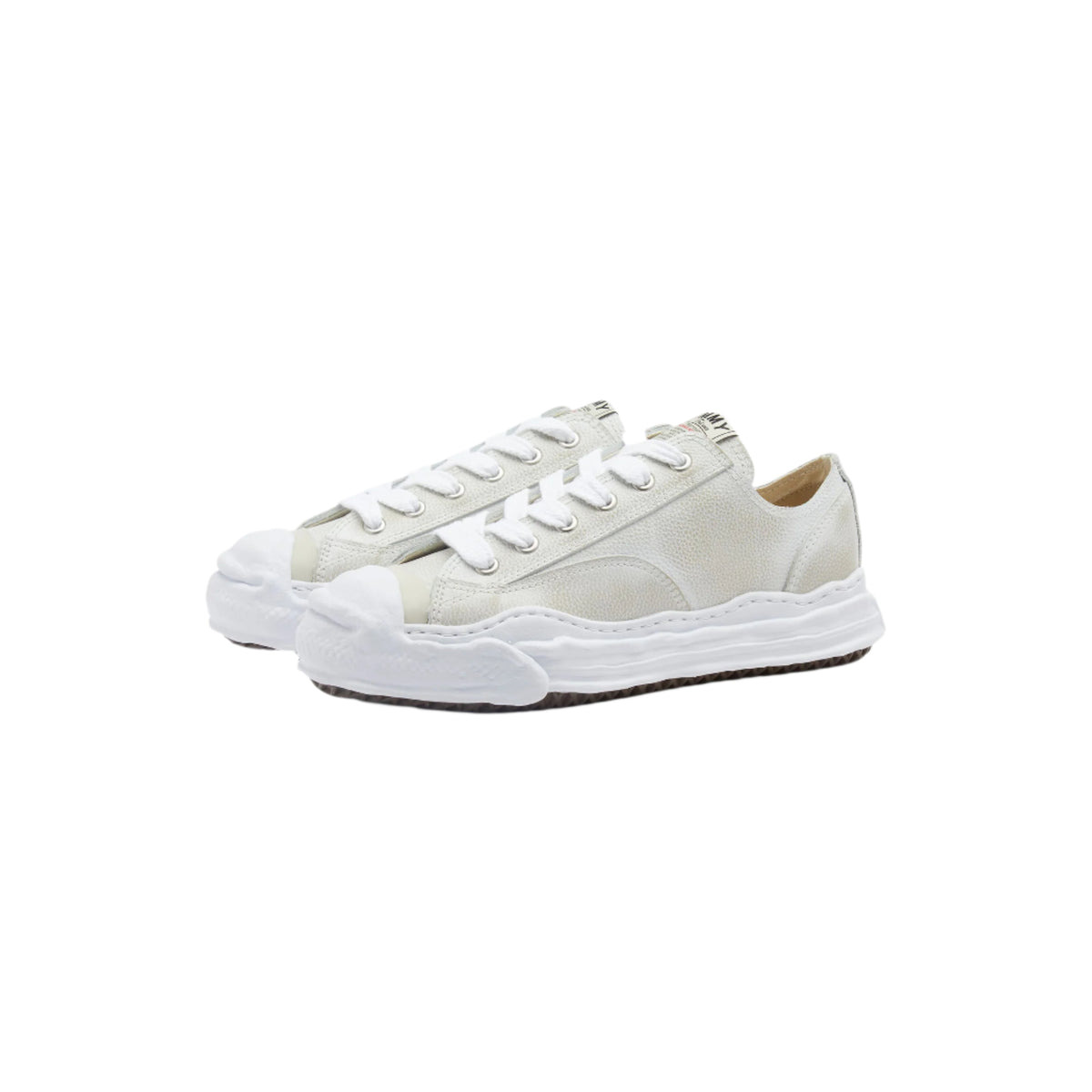HANK LOW-TOP SNEAKERS (WHITE) - 2