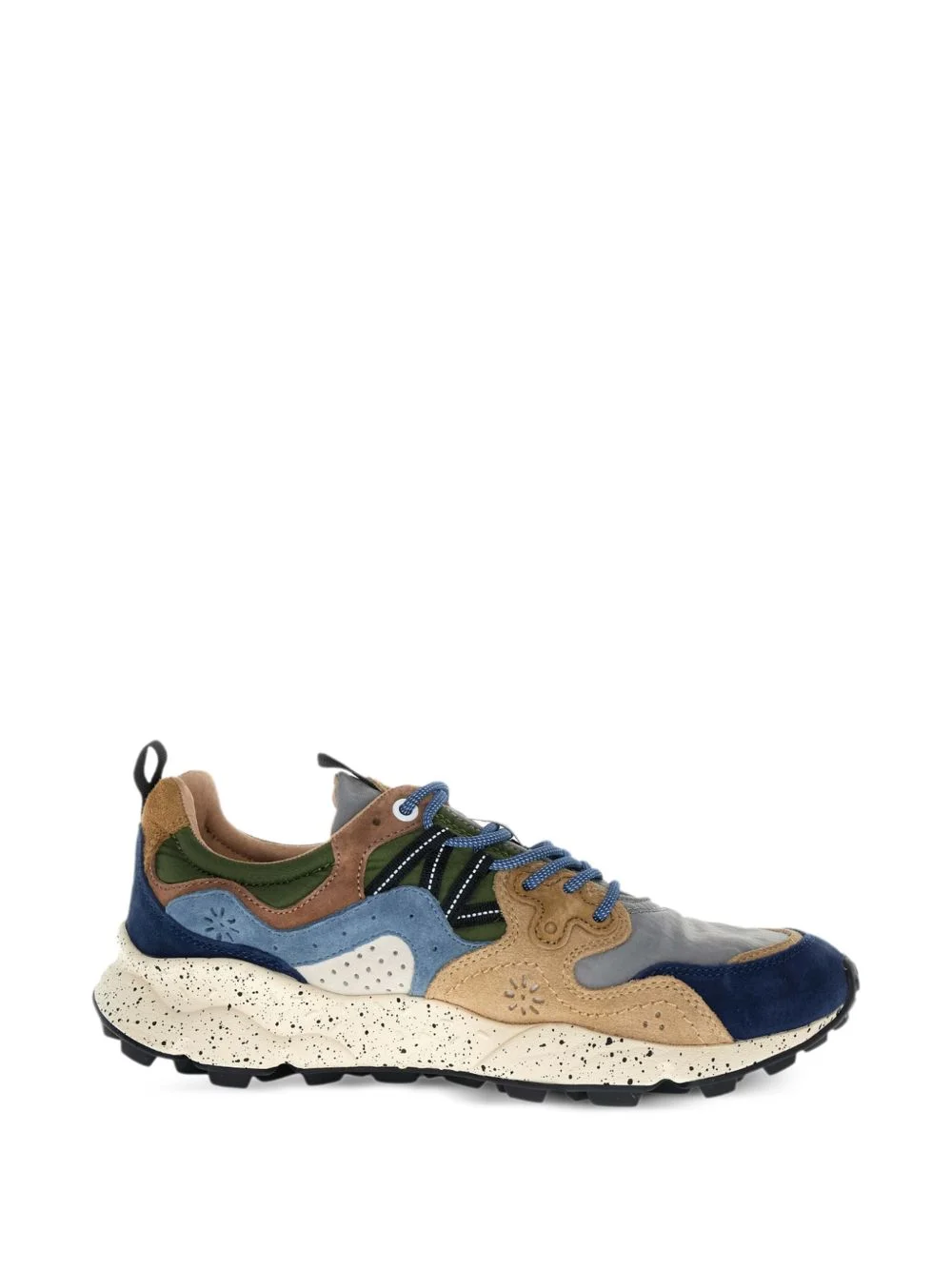 Yamano 3 suede-panelled sneakers - 1