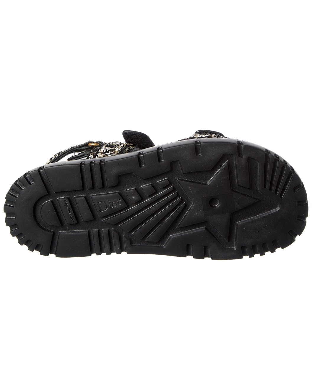 Dior Dioract Tweed & Leather Sandal - 4