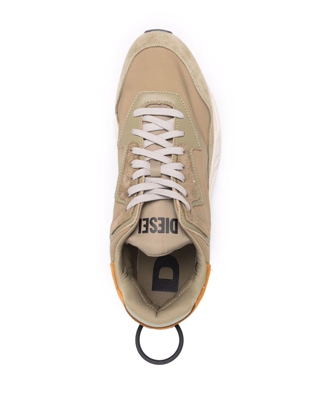 logo lace-up sneakers - 4