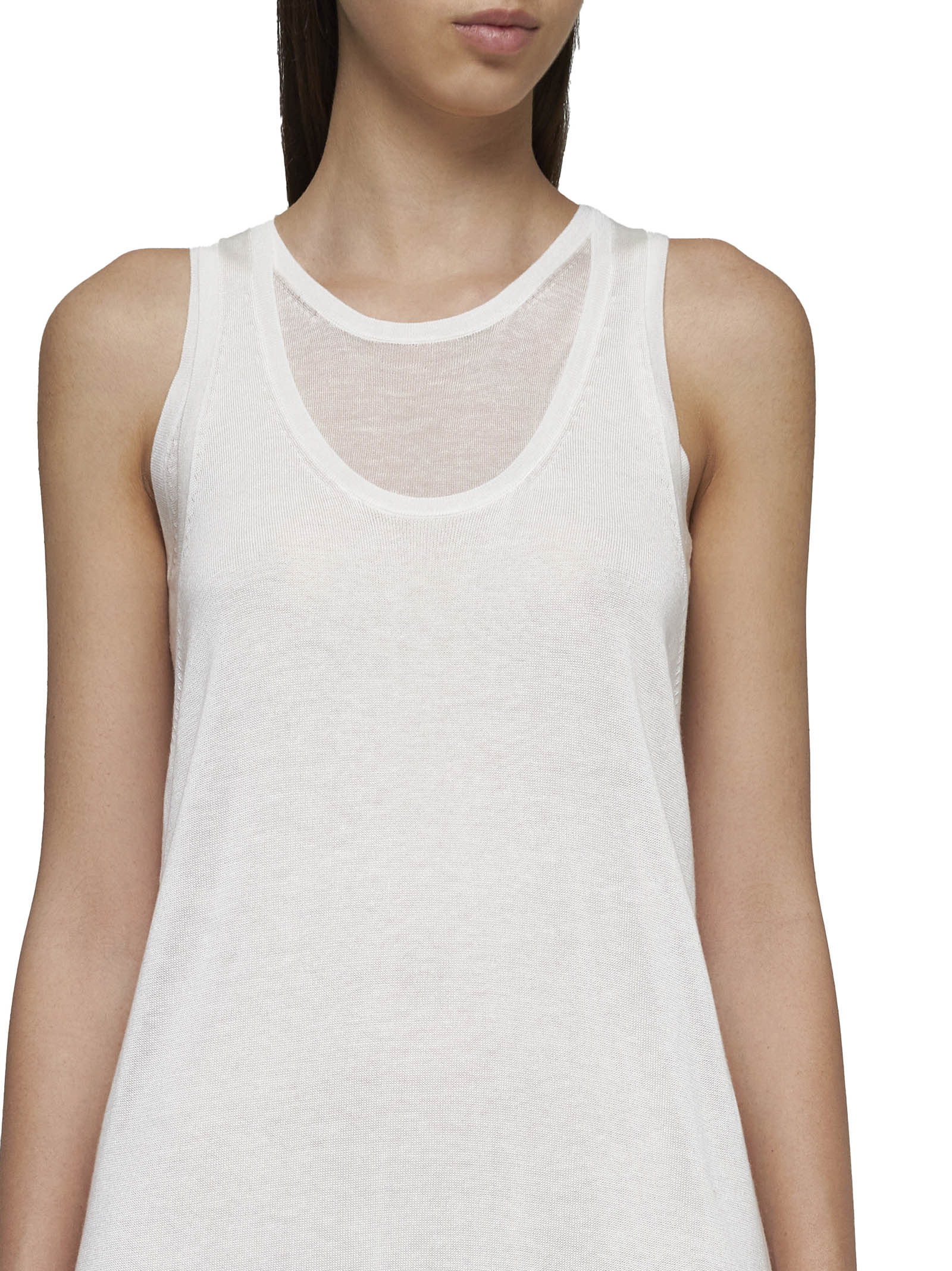 Toteme Women Layered Knit Tank Long Dress - 4