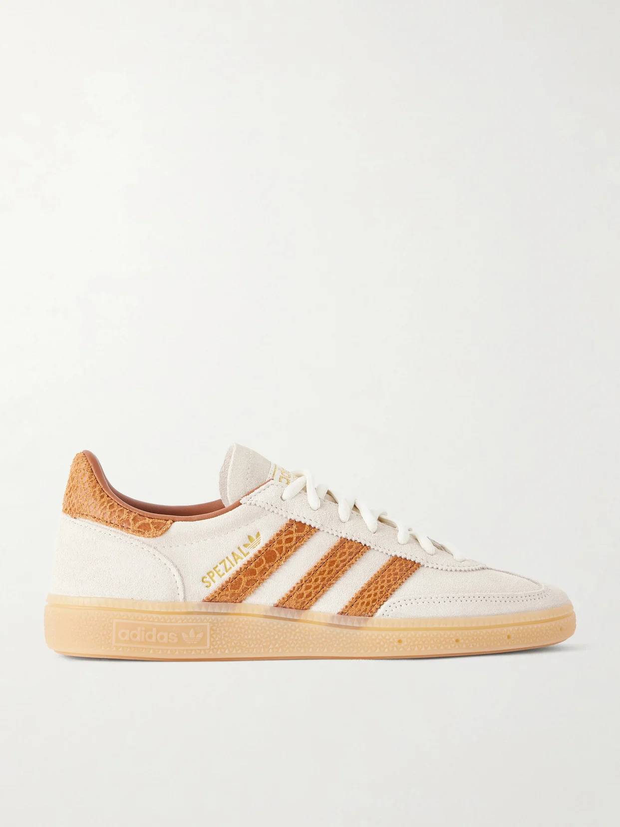 Handball Spezial Snake-effect Leather And Suede Sneakers - 1