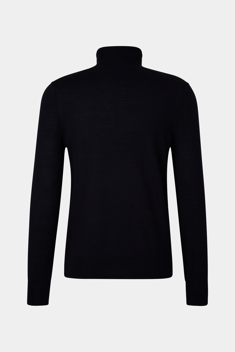 BOGNER Jouri half-zippered sweater in Navy blue outlook