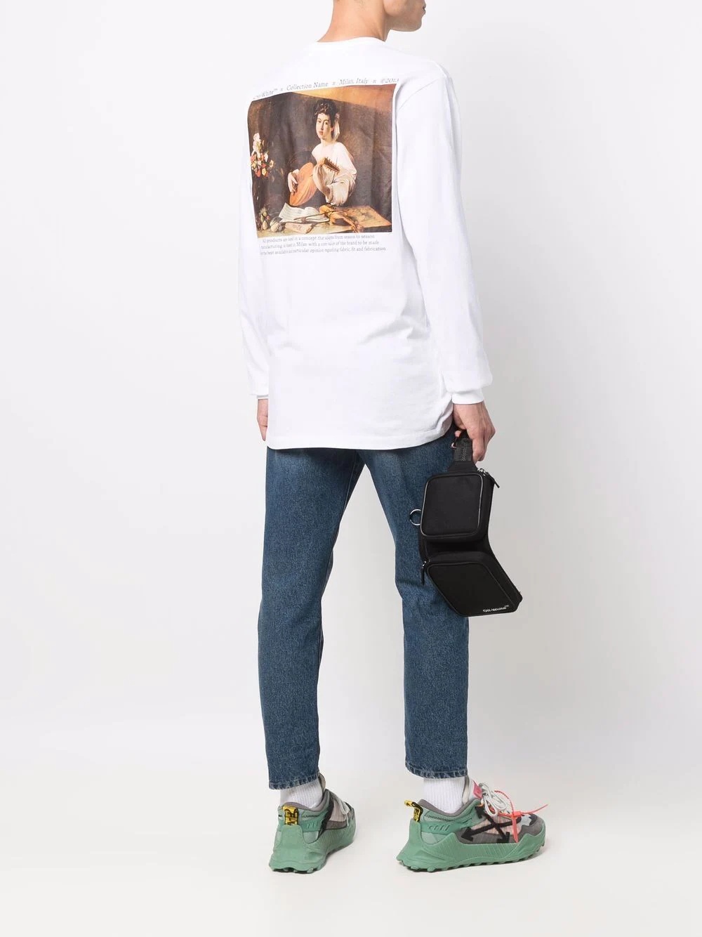 Caravaggio-print long-sleeve T-shirt - 2