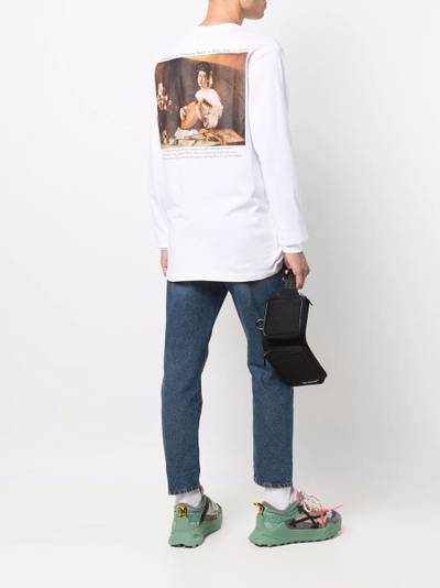 Off-White Caravaggio-print long-sleeve T-shirt outlook