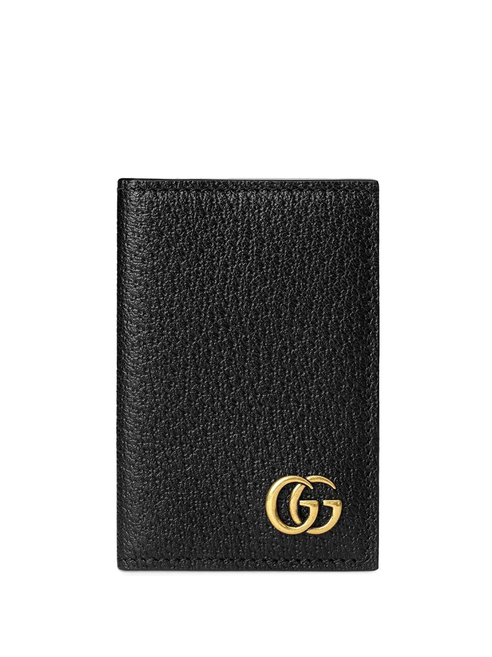 logo-plaque leather cardholder - 1