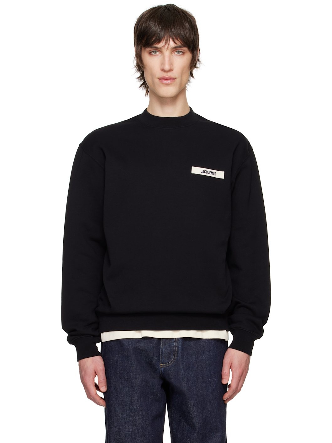 Black Les Classiques 'The Gros Grain' Sweatshirt - 1