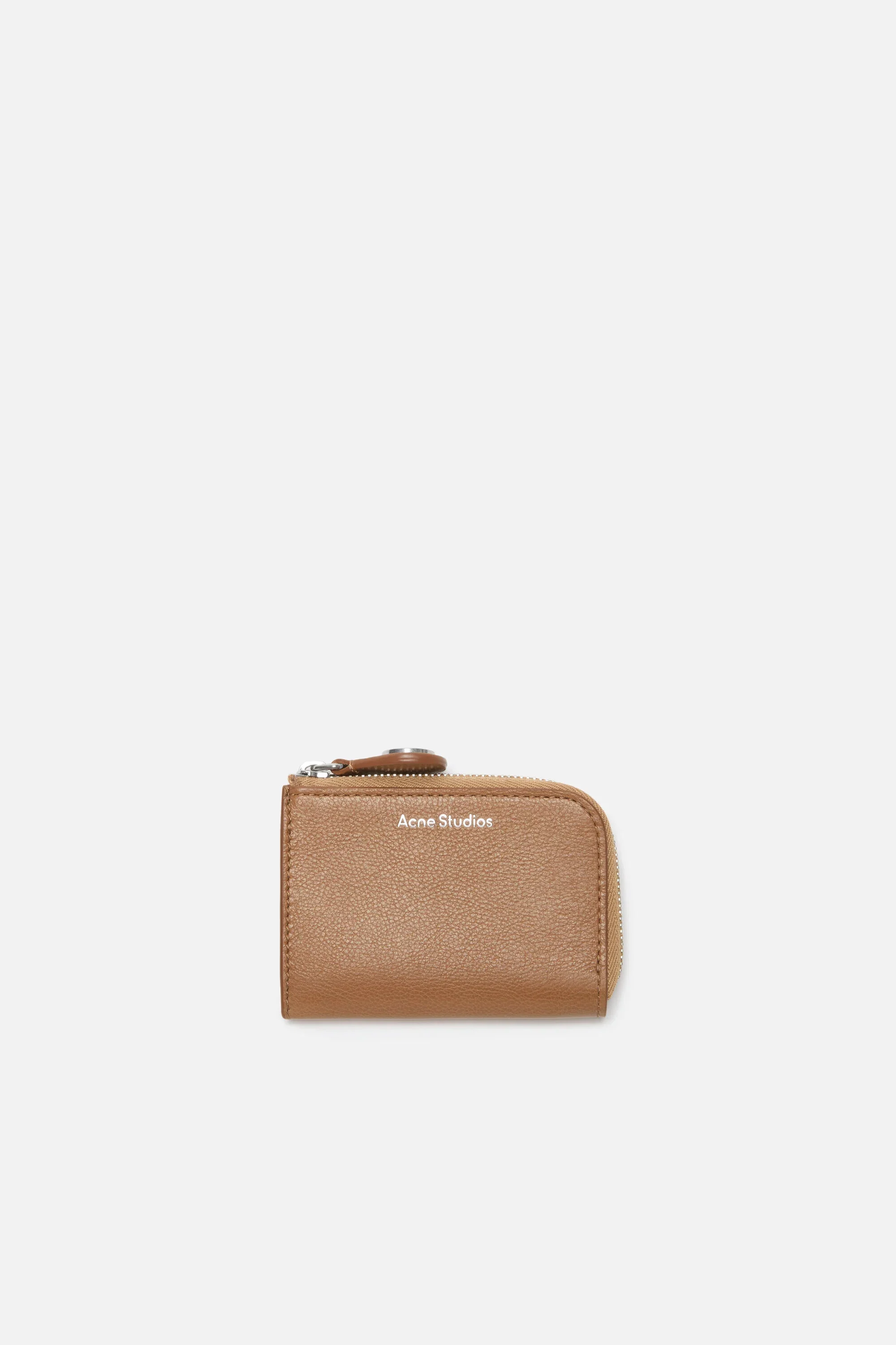 Compact Zip Wallet - Caramel brown - 1