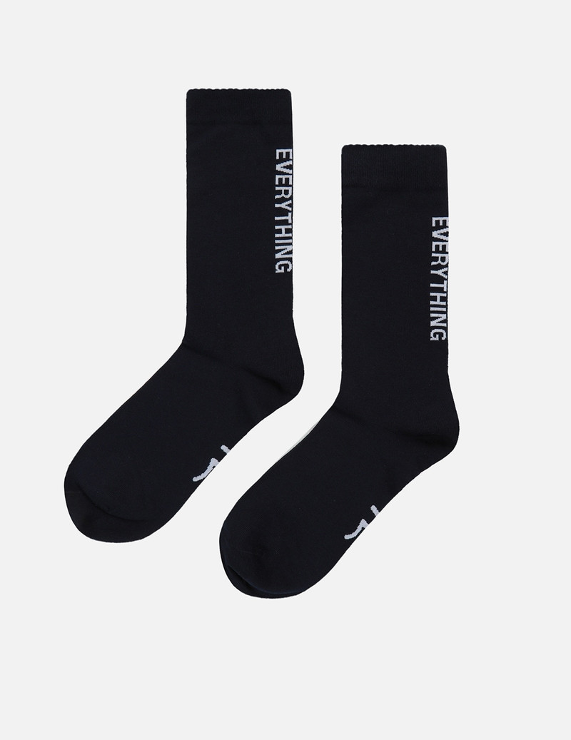 EVISU THREE-PACK ALL EVISU EVERYTHING JACQUARD LONG SOCKS outlook