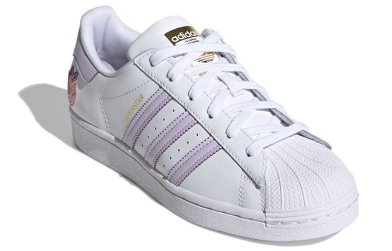(WMNS) adidas Superstar 'White Purple Tint' GZ8143 3
