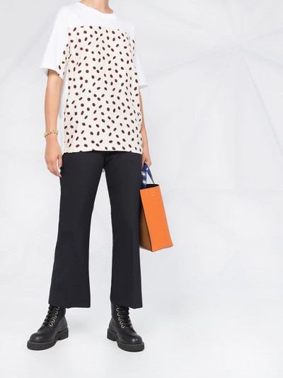 Marni flared cropped trousers outlook