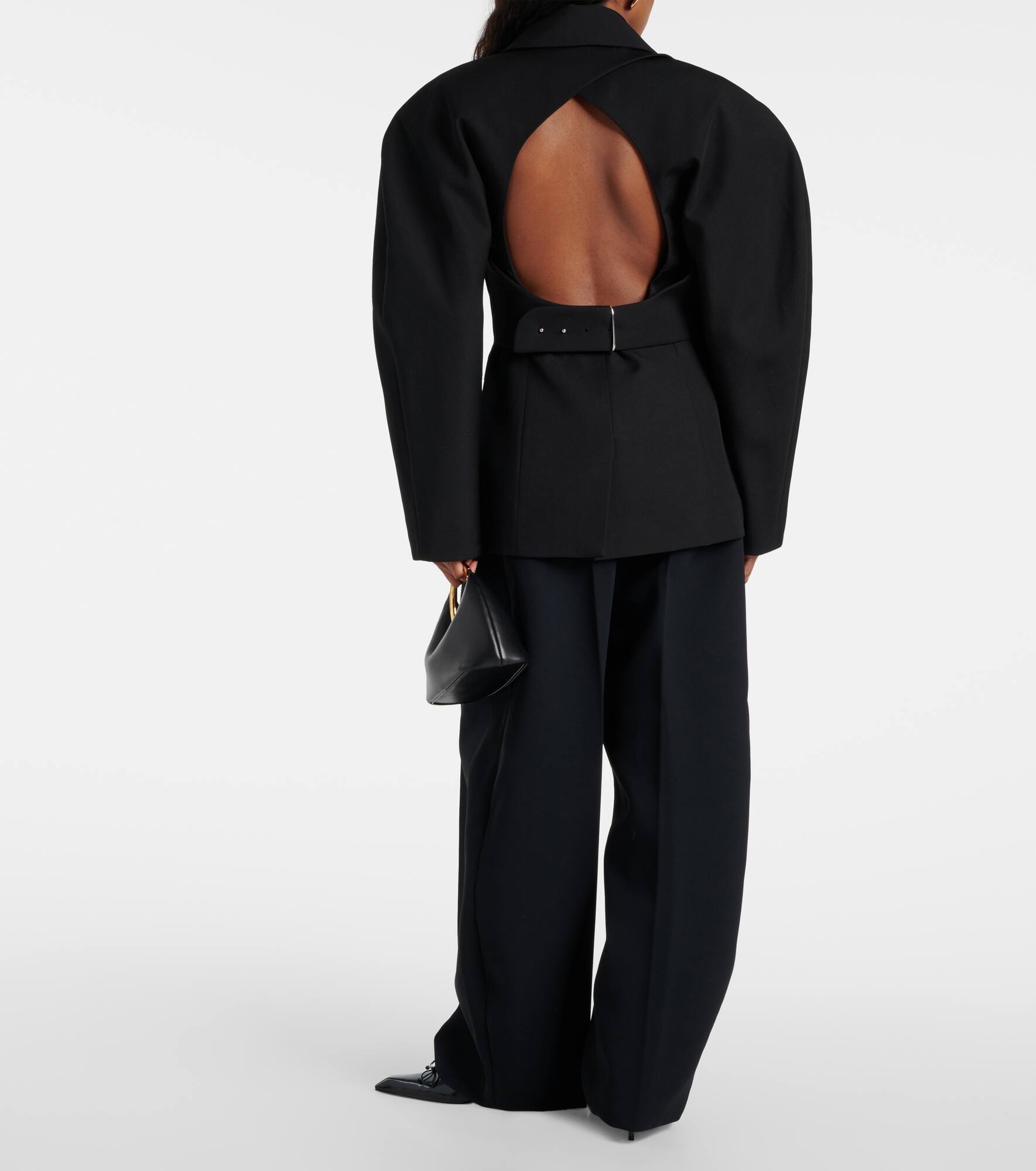 La Veste Castagna virgin wool jacket - 3