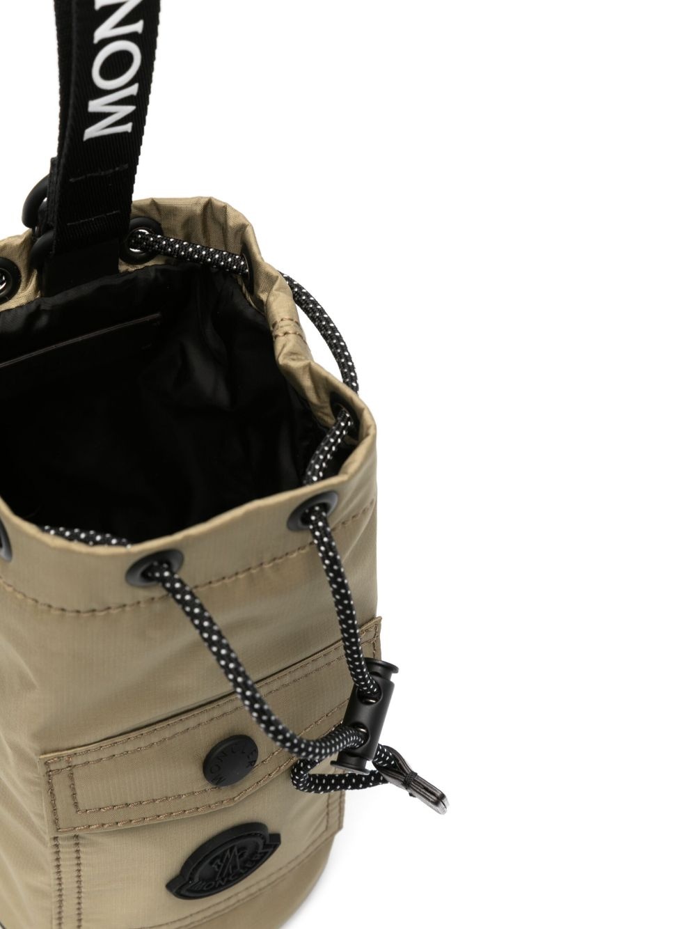 logo-patch mini bucket bag - 5