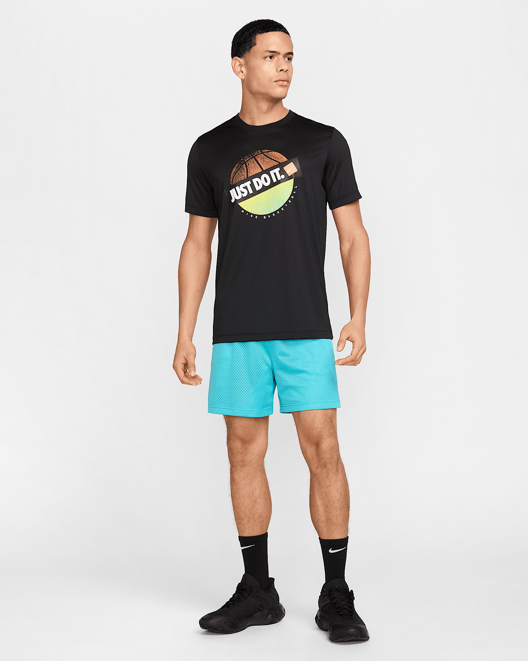 Nike Men's Dri-FIT 5" Mesh Basketball Shorts - 6