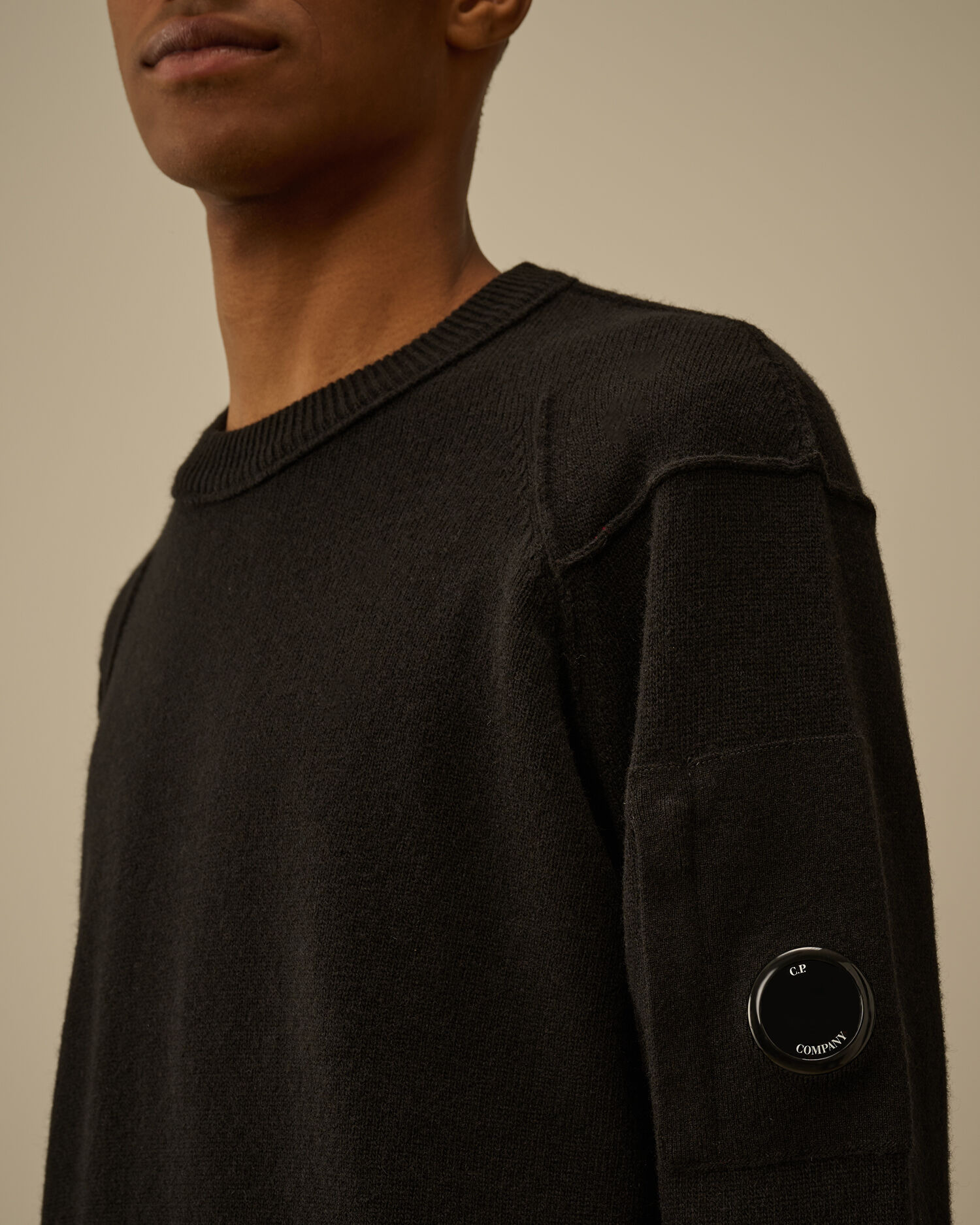 Lambswool GRS Crewneck Lens Sweater - 4