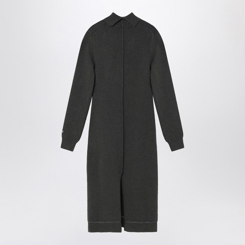 Fendi Dark Green Cashmere Turtleneck Dress Women - 2