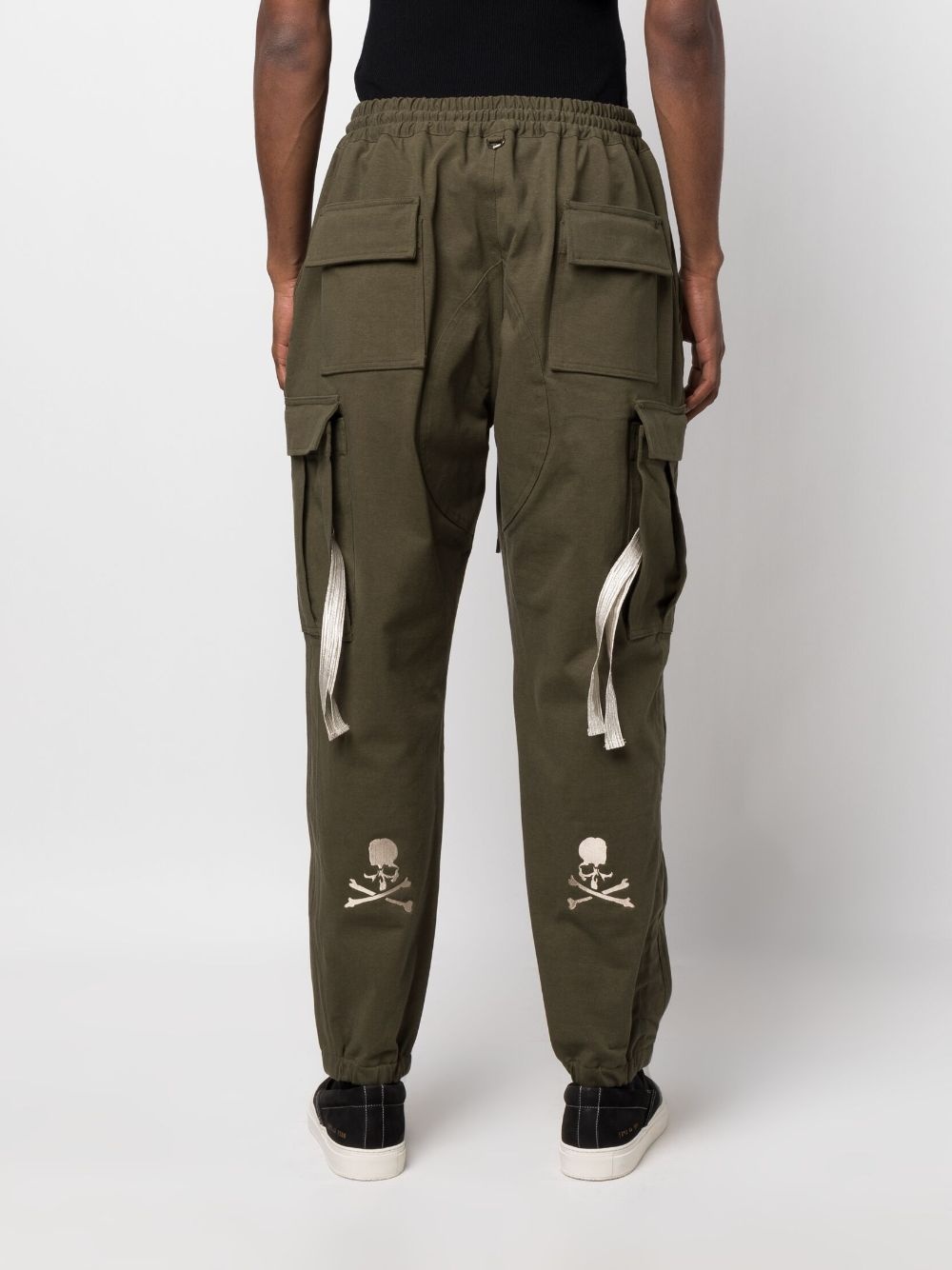 High Density wide-leg cargo trousers - 4