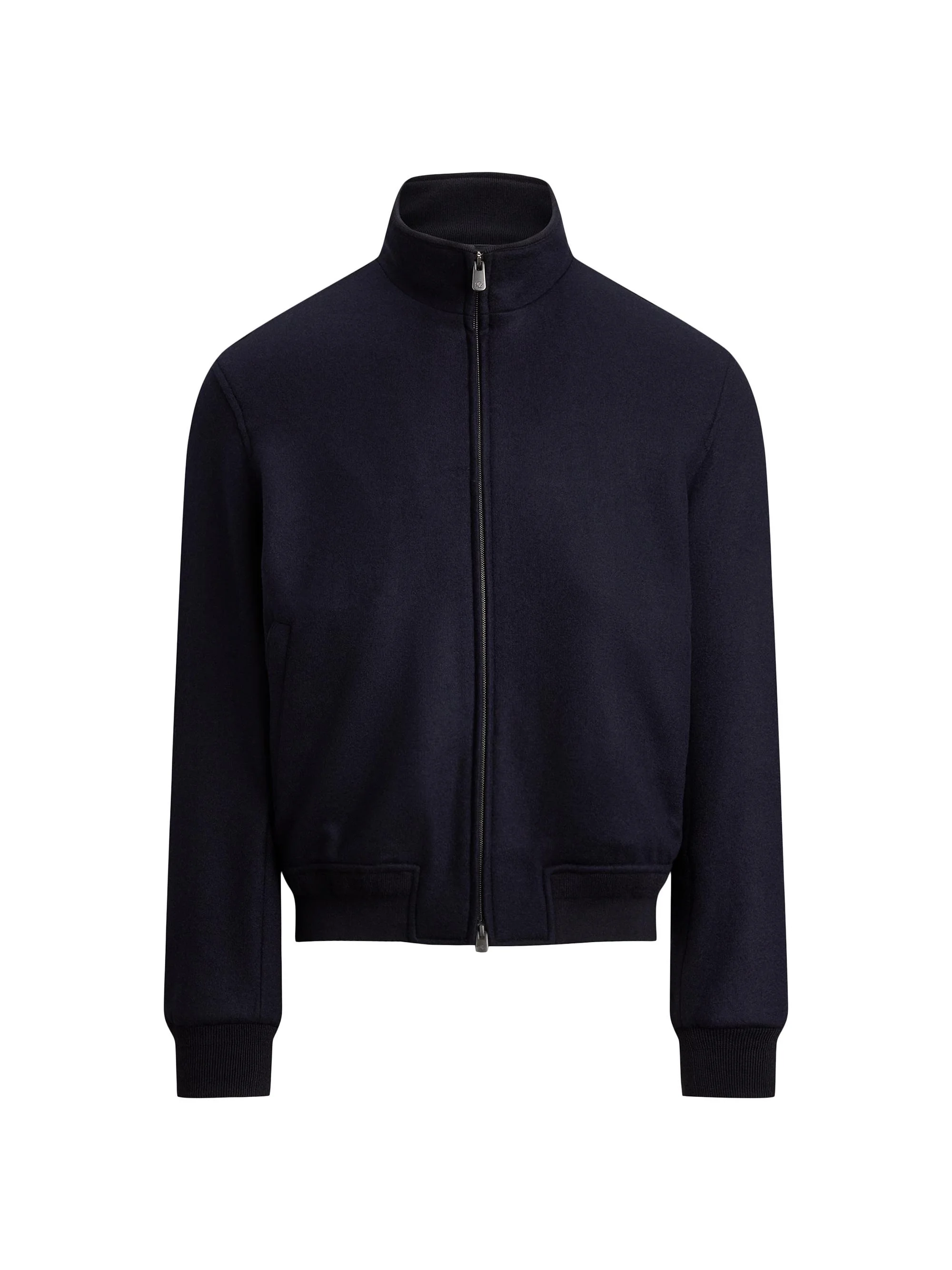 Men's Felton Cashmere-Blend Bomber Jacket - Classic Chairman Navy - 1