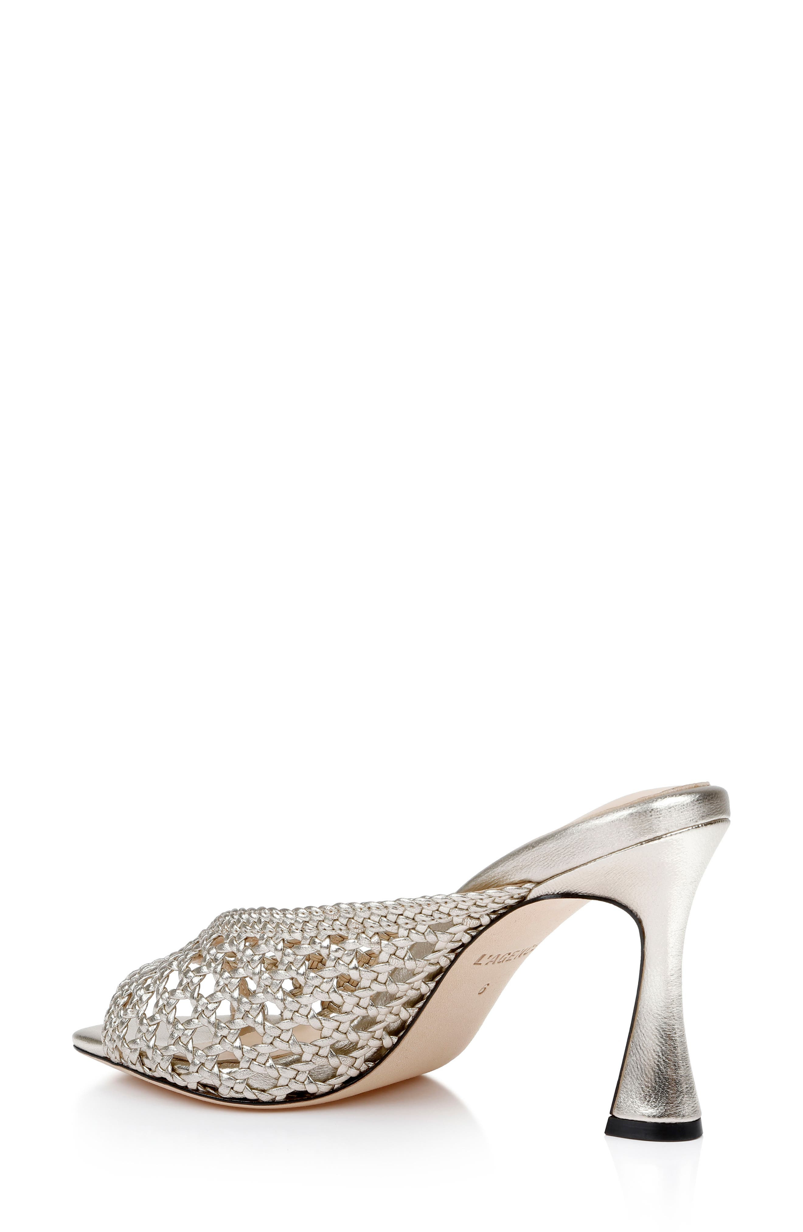 L'AGENCE Jacques Sandal in Gold Leather at Nordstrom - 2