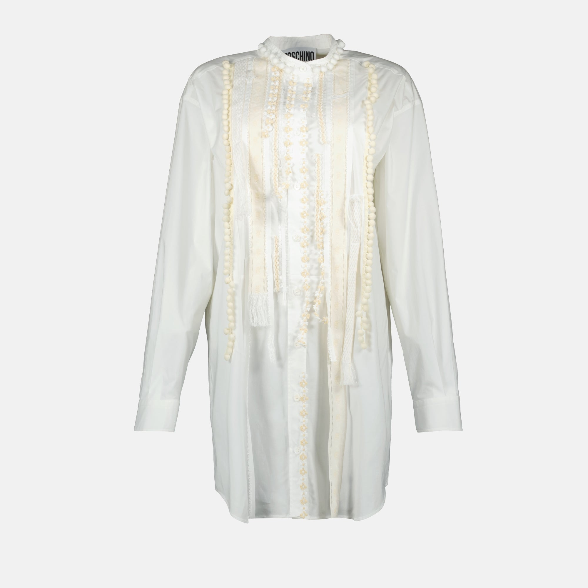 Robe chemise en popeline - 1
