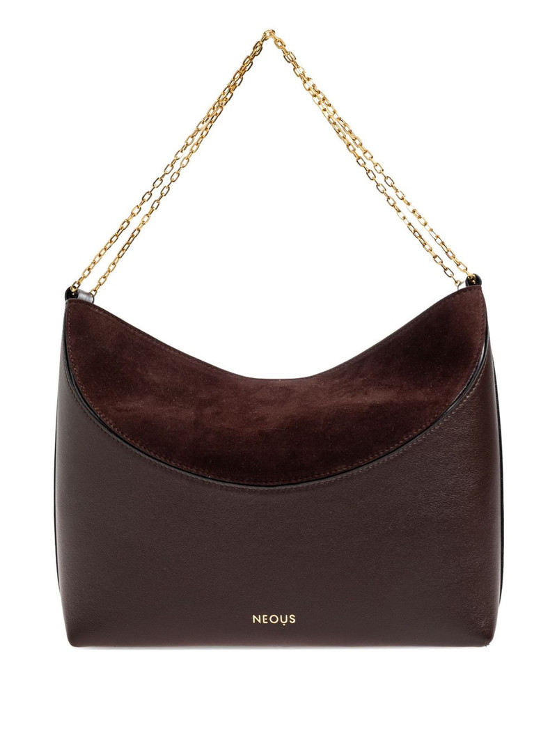 Pavo suede chain-strap tote bag 1