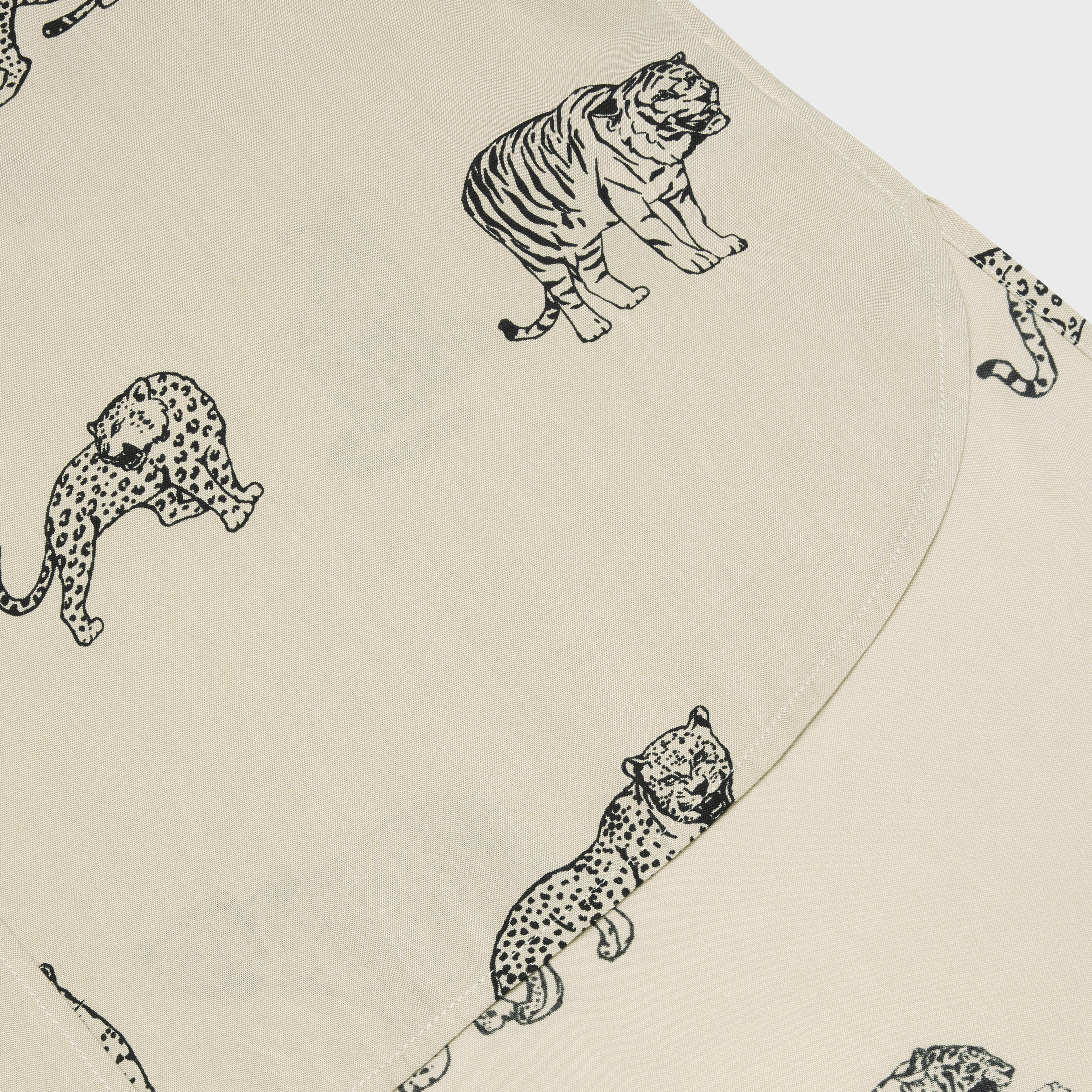 PRINTED TAILCOAT SHIRT IN VISCOSE - 4