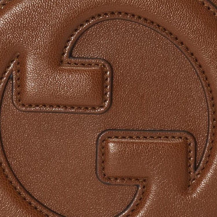 (WMNS) Gucci Blondie Top Handle Bag 'Brown' 744434-1IV0G-2535 - 8